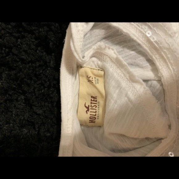 White flowy crop tank - Picture 3 of 3